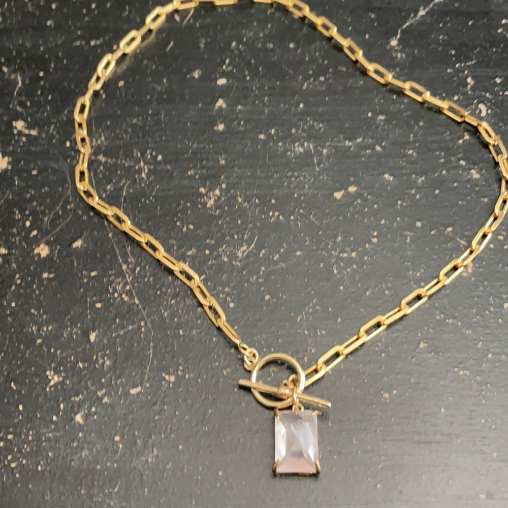 Beautiful toggle accent necklace